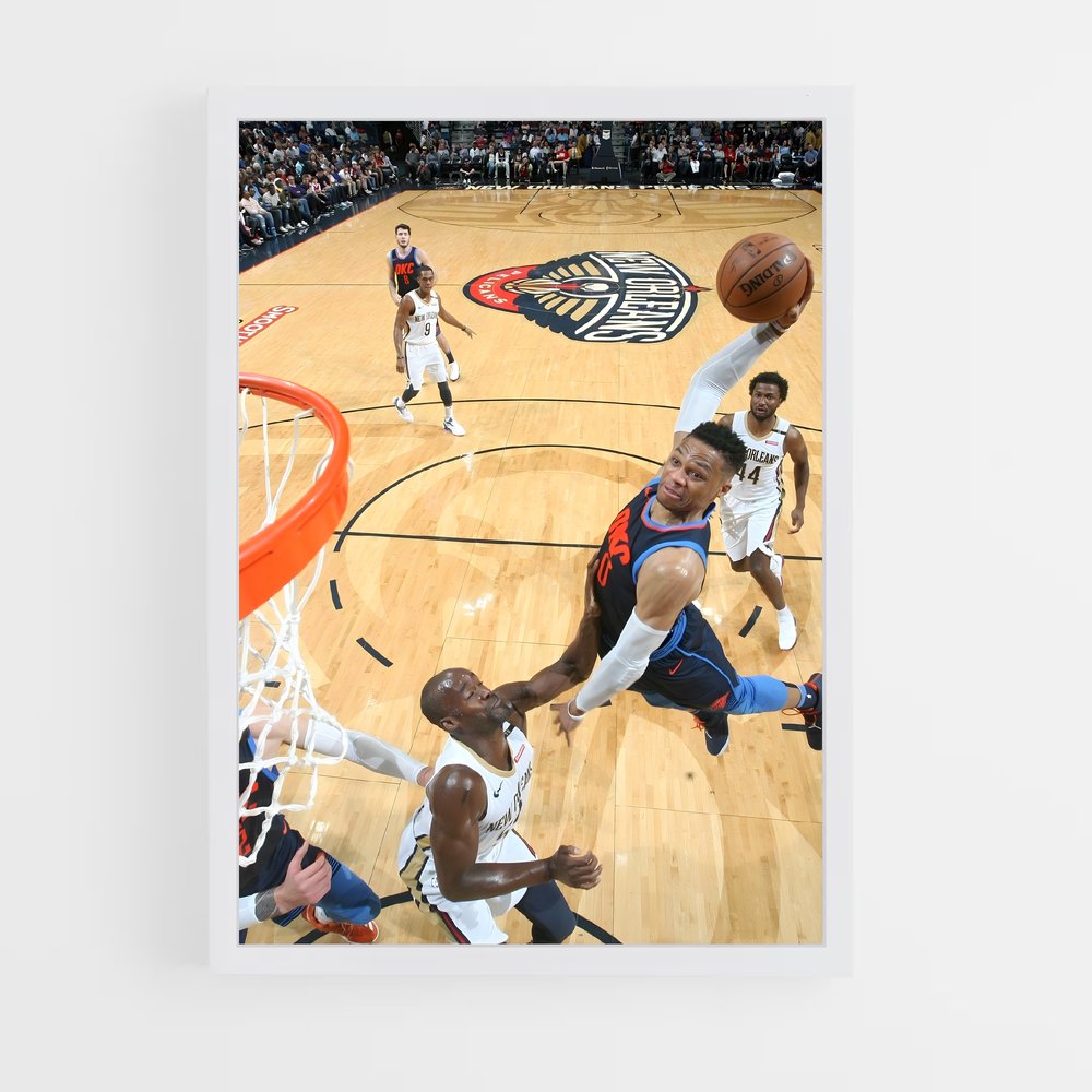 Poster L'Arène de Westbrook – affiche Basketball (vue 3)